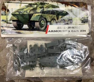 Airfix-00 Scale Armored Car 234 Model Kit NOS - Image 1 of 4