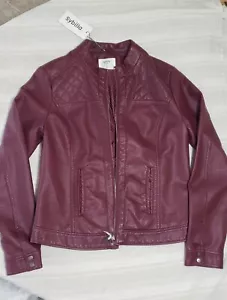 Sybilla Ladies Burgundy Jacket Large Size - Picture 1 of 1