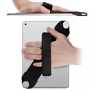 Universal Tablet Hand Strap Swivel Holder with Elastic Belt for iPad 9-10 Inch - Picture 1 of 10
