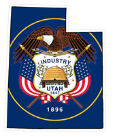 State Of Utah Vinyl Decal Sticker Car Window Laptop 75359