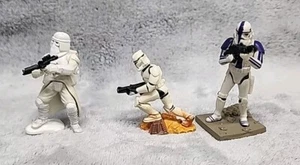 STAR WARS Snowtrooper Miniature Hoth 2006 Figure Hasbro LFL 2.5" QTY3  - Picture 1 of 1