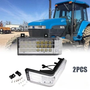 For New Holland Tractor 8670,8870,8770,8970A Rectangular HeadLight Hi/Lo Beam - Picture 1 of 4