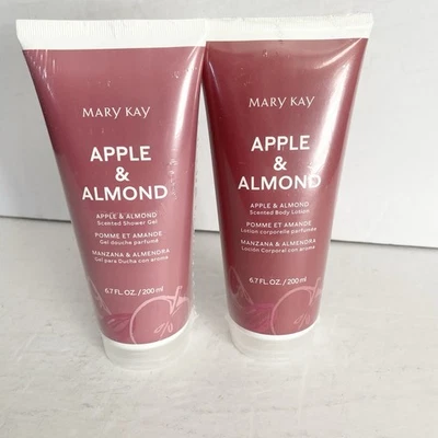 Mary Kay Loción Corporal Perfumada con Manzana y Almendra y Gel de Ducha 6.7oz 200 ml Nuevo Sellado Foto 1 de 4