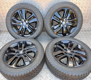17" PEUGEOT EXPERT(2016-25) GENUINE BLACK ALLOY WHEELS 225 55 17C DUNLOP - Picture 1 of 9