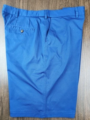 ~PEBBLE BEACH~ Four Pocket Dri Fit Athletic Blue Golf Shorts Mens Sz 42 - Image 1 of 4