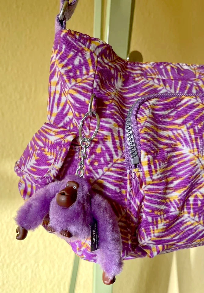 ❤Kipling Tasche Umhängetasche Schultertasche bunt mit Affe ❤ - Bild 1 von 4