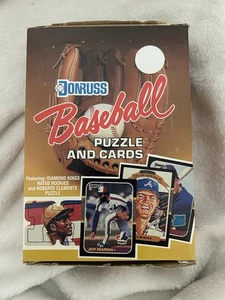Paquete de 36 cajas de cera de fábrica Donruss Baseball 1987 Jackson Bonds Maddux radiocontrol sin abrir - Imagen 1 de 3