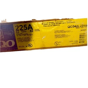 SQUARE D QO 342L225G Indoor Load Center, 3Phase, 225A, 42 Spaces - Picture 1 of 9