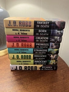 Lot of 8 J. D. Robb in Death Series Books by Nora Roberts Hardcover Books - Picture 1 of 4