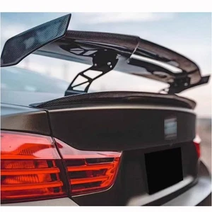 Real Carbon Fiber Rear Spoiler Racing Wings For BMW F80 F82 M3 M4 2015-2018 - Picture 1 of 9