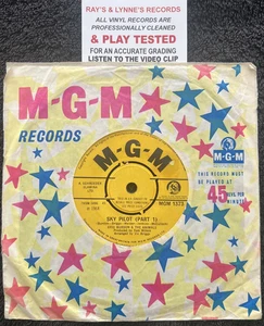 Eric Burdon & The Animals – Sky Pilot 7'' Vinyl 1968 CLEANED/TESTED VG+ VIDEO - Picture 1 of 7