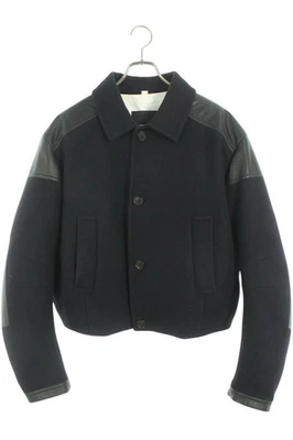 PRADA Talla: Talla XL SGC425 Cuero Recortado Abrigo Plumón Chaqueta Negro 013052 Foto 1 de 3