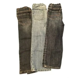 #7NWT Childrens Place 3 Pair Size 3T Jeans 3 Different Washes Adjustable Waist - Picture 1 of 4