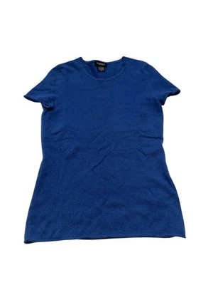 Lord & Taylor Cashmere Sweater Women’s M Short Sleeve Blue - Image 1 of 4