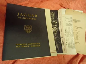 Jaguar MK1 MKI 3.4 manual/manual del propietario - Imagen 1 de 24
