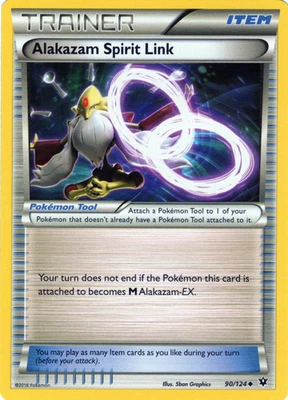 Alakazam Spirit Link 90/124 | Fates Collide | Pokemon Card | English | Uncommon - Image 1 of 2