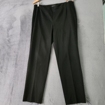 Talbots Pants Womens Size 14 Black Classic Ankle Straight Leg Side Zip - Image 1 of 4