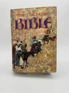 The Children's Bible 1965 Golden Press Illustrated Old New Testament Hard Cover - Foto 1 di 11