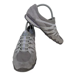 Skechers Damen Uk 6 Eu 39 Biker Slipper Leicht Wandern Grau Sneaker, Ex🚀 - Bild 1 von 10