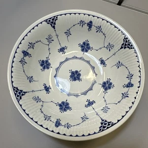 Francescana Danimarca Blu Ciotole Cereali 6 3/8" Set di 4 Inghilterra Ironstone Floreale - Foto 1 di 5