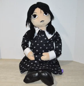 Muñeca Pottery Barn Wednesday Grande Addams Familia Forma Almohada Peluche 30" - Imagen 1 de 6
