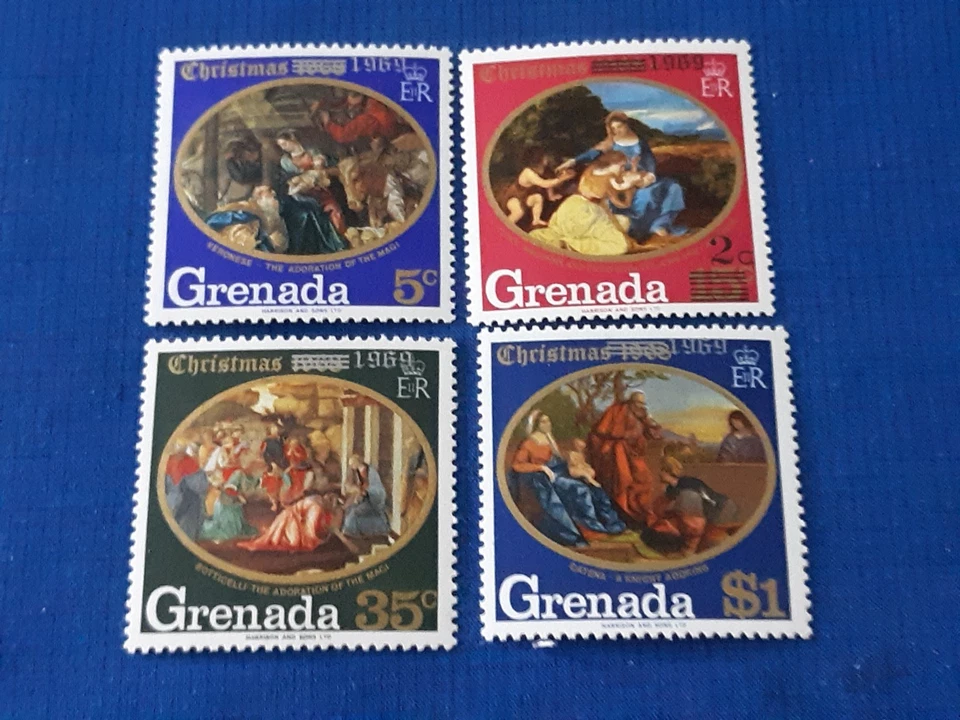 Sello de Granada SC# 341-344 MNH emitido 1969 cv $ 1,40 Foto 1 de 1