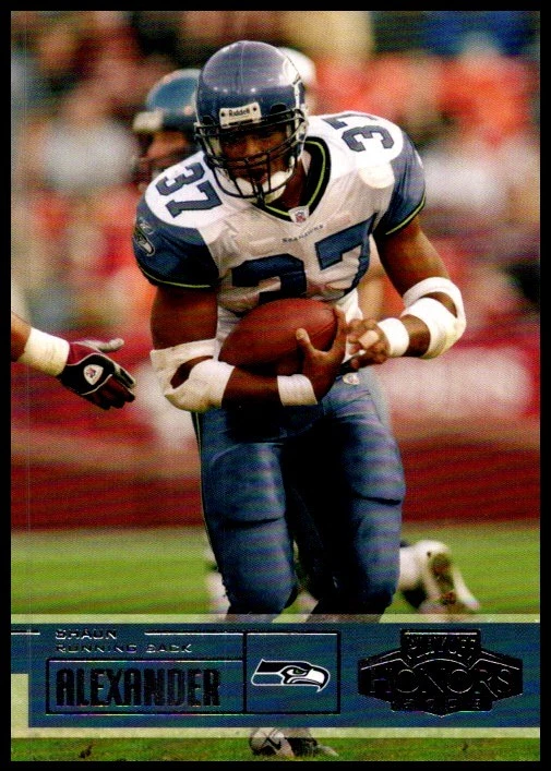 2003 Shaun Alexander Playoff Honors FOOTBALL #/250 #81 Seattle Seahawks - Image 1 of 2