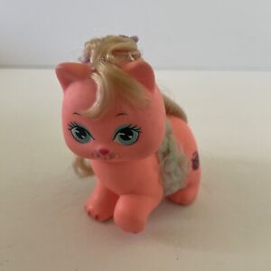 Vintage 1989 Mattel Little Pretty Kitty Mimi Pink Cat My Little Pony - CAT LOGO