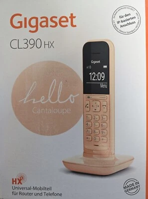 Gigaset CL390 HX Schnurloses Design DECT Telefon Fritzbox kompatibel Cantaloupe  - Bild 1 von 3