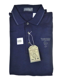 Page & Tuttle NEW Polo Meredith Thompson Golf Tournament Blue Shirt Men's XL - Picture 1 of 7