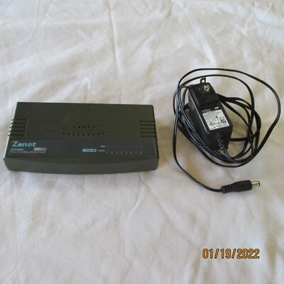 Zonet ZFS3008 EHTERNET Switch ROUTER Auto MDIX 8 PORTS 10/100 Mbps W/CORD Works - Image 1 of 4