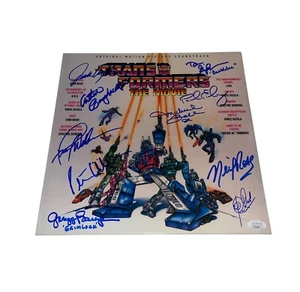 Peter Cullen Frank Welker +8 signierte Vinyl Transformers The Movie Auto JSA COA - Bild 1 von 4
