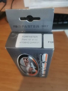 Paire de pneus avant FORFASTER 1/8 jante Carbon 32 SH - Photo 1/2