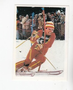 1984 Winter Games Alpine Andreas Wenzel Liechtenstein   German Card Bergmann #64