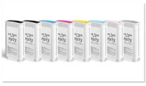 8 kolorów do kompatybilnego wkładu atramentowego HP70 do HP Z2100 Z3100 Z3200 Z5200 Z5400 - Zdjęcie 1 z 9