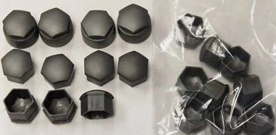 NUEVO GENUINO AUDI A2 A3 A4 A5 A6 A8 17mm CUBIERTAS DE PERNO DE TUERCA DE RUEDA TAPAS DE BLOQUEO x20 Foto 1 de 4