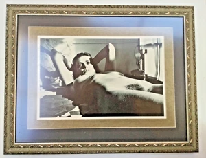 HELMUT NEWTON NUDE WOMAN MUSEUM FRAMED LARGE FRAMED VINTAGE PHOTO 16” x 20”! - Picture 1 of 5