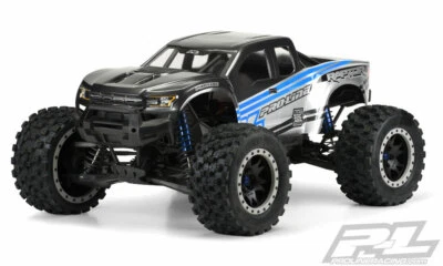 Pro-Line 3482-17 2017 Ford F-150 Raptor Pre-Cut Monster Truck Body (Clear)  - Image 1 of 4