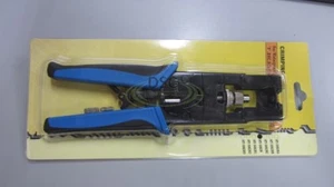 Strumento connettore BNC crimpatrice coassiale compressione RCA RG-59 RG6 montaggio regolabile - Foto 1 di 3