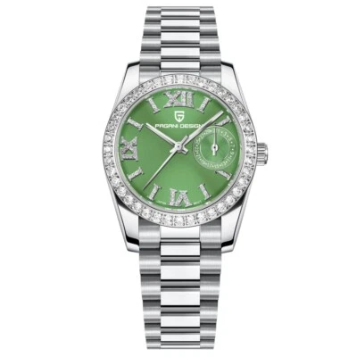 Women's Quartz Watch Japan TMI VH65 Movement 100M Waterproof Sapphire Glass Date - Image 1 of 4