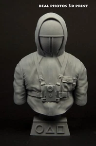 BUSTO DE RESINA. JUEGO DEL CALAMAR. Escala 1/8. Listo para pintar. Modelismo 3D. - Imagen 1 de 15