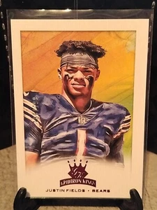 2021 Panini Chronicles Donruss Justin Fields #GK-4 Bears NFL Gridiron Kings - Picture 1 of 2
