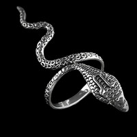 Schlange Ring 925er Silber Symbol Schmuck - NEU
