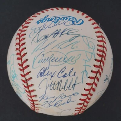 1995 Minnesota Twins Team Signed American League Baseball Beckett Kirby Puckett - Image 1 of 4