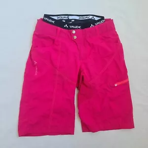 New Vaude Womens Cycling Shorts & Detachable Padded Undershorts Size S W28 Bike - Picture 1 of 18