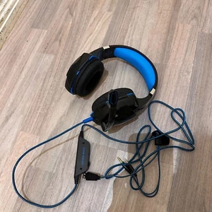 KOTION EACH G2000 OVER-EAR 3.5MM STRETCHABLE BAND GAMING HEADPHONE WITH MIC PC - Picture 1 of 8