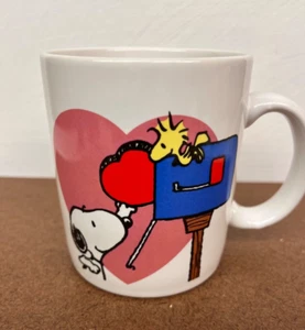 Snoopy & Woodstock A Heart for You Coffee Cup Mug Applause 4"T collectible - Picture 1 of 6