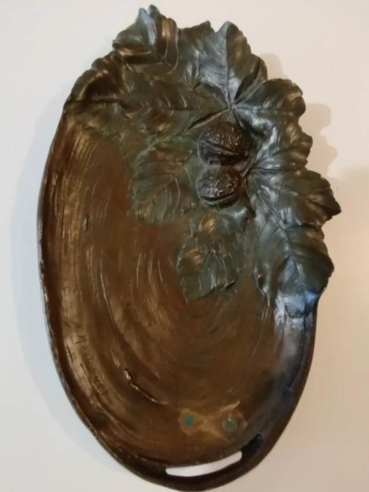 Ancien Plateau Art nouveau signé A.Marionnet - Photo 1/4