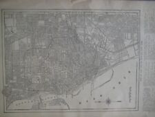 Antique 1921 City Map of Buffalo New York, Great condition after 100 years