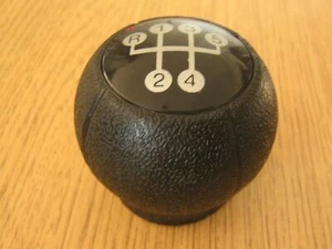 Pomello Cambio in Finta Pelle 5 Marce per Opel Zafira A Tigra Calibra - Picture 1 of 3